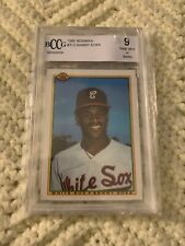 Sammy Sosa 1990 Bowman BCCG Graded 9 Trading Card #316 Slabbed Beckett Rookie RC picture