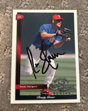 1998 Donruss Signature #76 Rusty Greer signed autographed Texas Rangers Card picture