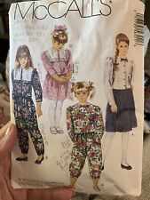 Vintage 1981 McCalls Girl’s Sewing Pattern 5655 Size 2-4 Cut & Complete  picture