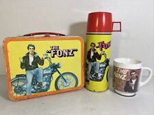 The Fonz Lunchbox & Thermos 1976 Paramount Pictures FONZ Happy Days W/ Mug picture