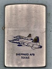 Vintage 1979 Sheppard Air Force Base Texas Chrome Zippo Lighter picture