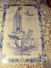 Vintage Portugal Our Lady Of Fatima Na Sa De Fatima  Estaco Portugal Tiles picture