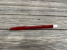 Vintage Pen Rockwell Manufacturing Copmany Sheridan Arkansas Triangle Red  picture