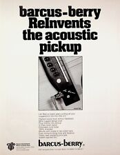 1979 Barcus-Berry Acoustic Guitar Pickup - Vintage Ad picture