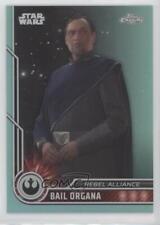 2023 Topps Chrome Star Wars Aqua Refractor /199 Jimmy Smits Bail Organa as 02l5 picture
