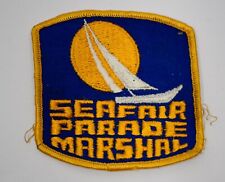 1960's-70's Seattle Seafair Parade Marshal Official Cloth Patch Vintage Hydro picture