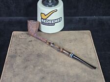 Paul's Pipes Sandblasted Churchwarden Dublin with Bamboo Tobacco Smoking Pipe picture