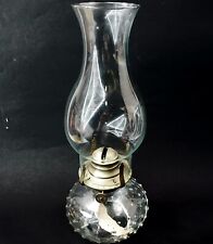 Vintage Lamplight Farms Glass Raised Dot Hurricane Oil Lamp 13