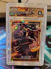 Victor Wembanyama Gold Cracked Ice Limited Edition Custom Card  picture