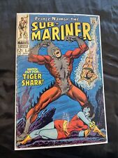 The Sub-Mariner #5 1st Tiger Shark Roy Thomas John Buscema Marvel 1968 - Reader picture