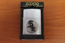 2002 Never Opened MLB Chicago White Sox Pewter Logo Zippo Lighter picture