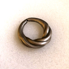 Ancient Antique vikings  Beautiful Silver Twisted Ring picture