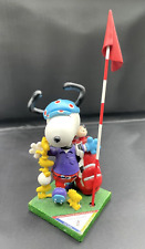 Snoopy Jolly Golfer Peanuts On Parade Charlie Brown Woodstock Figurine Golf picture