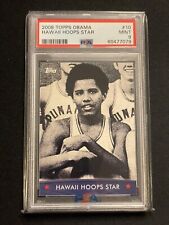 2008 Topps Obama Hawaii Hoops Star #10 PSA 9 picture