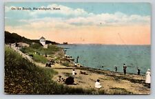 c1915 Harwichport Massachusetts MA Beachside View ANTIQUE Postcard picture