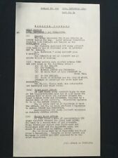 1940 15/16th SEPTEMBER 2 SIDED SHEET ,FIGHTER COMMAND DETAILING RAIDS ON LONDON  picture
