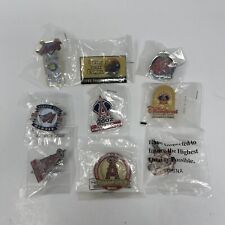 MLB Anaheim Angels Season Seat Ticket Holder Pin Button Lot of 9 New picture
