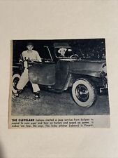 Marino Pieretti Bullpen Car Service Indians 1950 Sporting News Baseball 4X4 picture