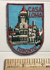 Casa Loma Toronto's Majestic Castle Toronto Canada Canadian Souvenir Patch Badge picture