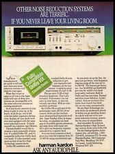 1981 Harman Kardon Cassette Tape Deck Stereo Vintage Print Ad Audiophile Photo picture