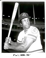 PF2 Orig Photo FRANK ROBINSON 1974-76 CLEVELAND INDIANS 14x ALL-STAR HALL FAME picture