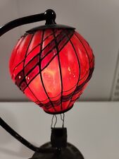 Unique Tiffany Style Stained Glass Hot Air Balloon Table Lamp Night Light Decor picture