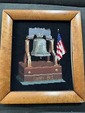 Vintage Needle Point litberty Bell (Wooden Frame) 1968 picture