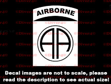 82nd Airborne All American Division Patch Decal Bumper Sticker Made in the USA  picture