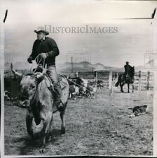 1968 Wirephoto Cecil Rodgers displays skill Old Charlie - orw18857 7.75X7.5 picture
