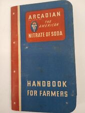  Vtg 1930s Arcadian The American Nitrate Of Soda Handbook For FarmersS.C.Burnett picture