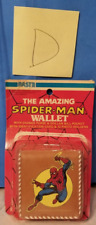 💥 1978 Marvel Comics Spider-man Wallet CLEAN TAN RARE NEW ON CARD Opened D 💥 picture