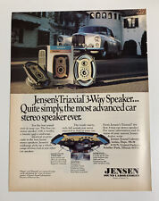 1978 Jensen Triaxial 3 Way Speaker Print Ad Advertisement Vintage Rolls Royce picture