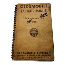 1952 Oldsmobile Flat Rate Manual For cars picture