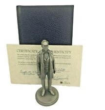 Lance Fine Pewter President Zachary Taylor 1976 Petitto w/ Book and COA  - 4.75