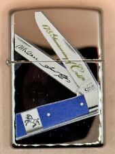 2011 Case Cutlery 175 Years Anniversary High Polish Chrome Zippo Lighter NEW picture