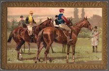 An Original 1915 Horse Racing Divided back postcard, nice card picture