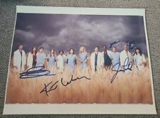 GREY'S ANATOMY CAST SIGNED 8X10 PHOTO WALSH DANE PICKENS CHAMBERS WCOA+PROOF WOW picture