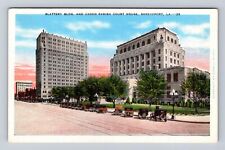 Shreveport LA-Louisiana, Slattery Building, Parish Court House Vintage Postcard picture