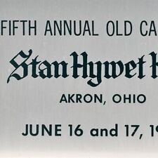 1962 Antique Auto Show Old Cars Days Stan Hywet Hall & Gardens Akron Ohio Plaque picture