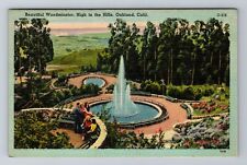 Oakland CA-California, Woodminster High Hills, Antique, Vintage c1947 Postcard picture