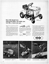 1967 Huffy Lawn Tractor Vintage Print Ad Riding Mower 6 Horse Power Electric  picture