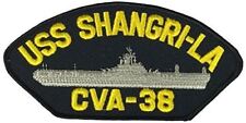 USS SHANGRI-LA CVA-38 PATCH USN NAVY SHIP TOKYO EXPRESS ESSEX CLASS CARRIER picture