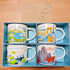 Starbucks Mugs 2019 Florida Disney WDW Set of 4 Collectors Exclusive With Box picture