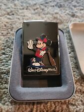 Zippo Mickey Mouse 2001 Walt Disney World Baseball Black Ice  Souvenir RARE picture