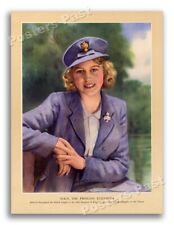 1940s “H.R.H. The Princess Queen Elizabeth” WWII Historic War Poster - 24x32 picture