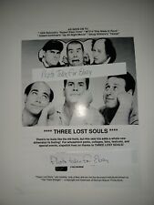 Three Lost Souls celeb lookalikes of The Three Stooges 1990 8x11 booking Ad picture