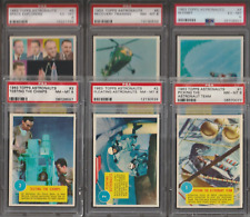 (55 CARD COMPLETE SET) 1963 TOPPS ASTRONAUTS (51 CARDS PSA GRADED) TRADING CARDS picture