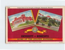 Postcard Campus View of University of Minnesota Minneapolis Minnesota USA picture