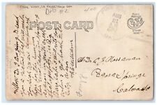 1917 River Trout DPO Pine Knot California CA RPPC Photo Posted Antique Postcard picture