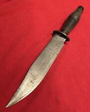 ANTIQUE MEXICAN DAGGER-1940’S-50’S-HORN HANDLE-MURO HAND ETCHED picture